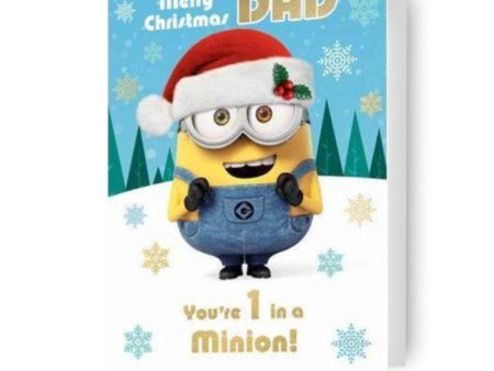 Despicable Me Dad Christmas Card Fashion