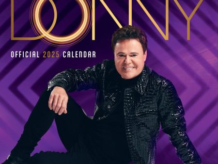 DONNY OSMOND 2025 SQUARE CALENDAR For Discount