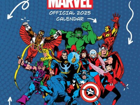 MARVEL COMICS 2025 SQUARE CALENDAR Discount