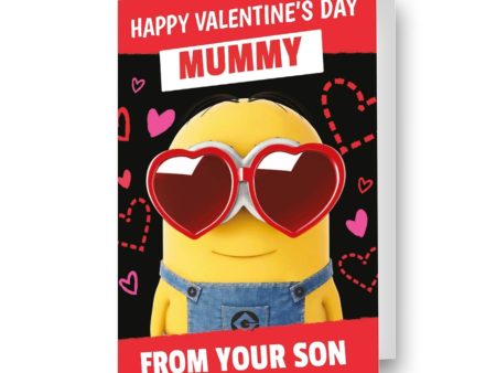 Despicable Me Minions Personalised Valentine s Day Card  From Your...  Sale