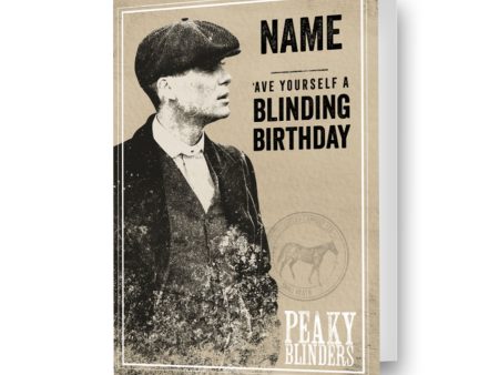 Peaky Blinders Personalised  Blinding  Birthday Card Online Hot Sale