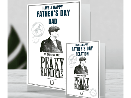 Peaky Blinders Giant Personalised Father s Day Card Online now