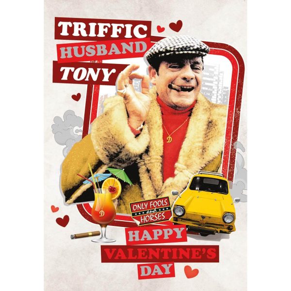 Only Fools and Horses Personalised  Triffic Husband  Valentine s Day Card Fashion