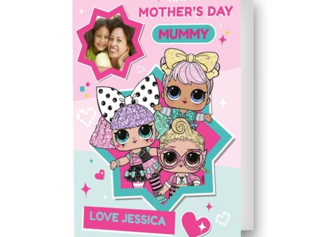 LOL Surprise Personalised Mother s Day Photo Card For Discount