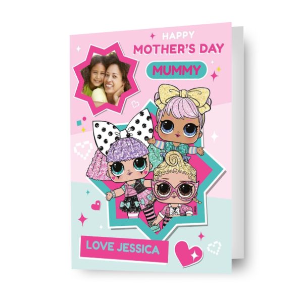 LOL Surprise Personalised Mother s Day Photo Card For Discount