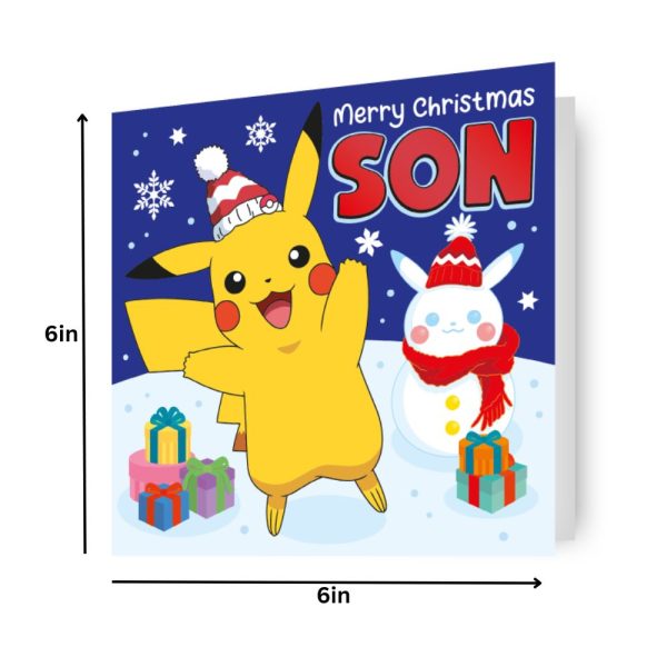 Pokemon Son Christmas Card Online Sale