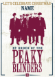 Peaky Blinders Personalised Christmas Card Discount