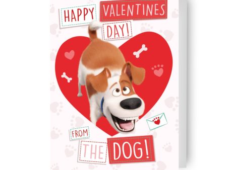 The Secret Life of Pets  From The Dog  Valentine s Day Card Cheap