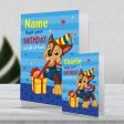 Paw Patrol Giant Personalised Chase Birthday Card Online now