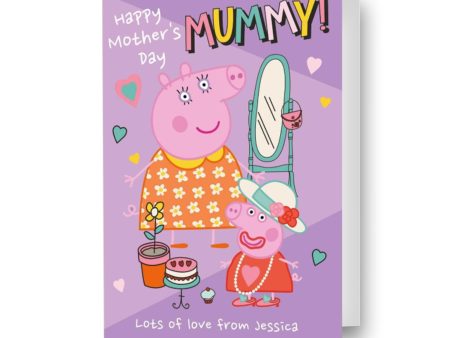 Peppa Pig Personalised  Mummy!  Mother s Day Card For Sale