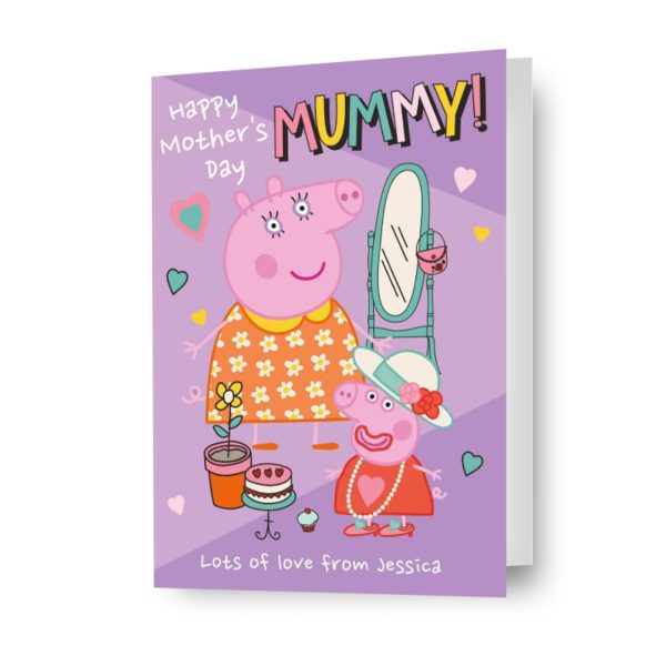 Peppa Pig Personalised  Mummy!  Mother s Day Card For Sale