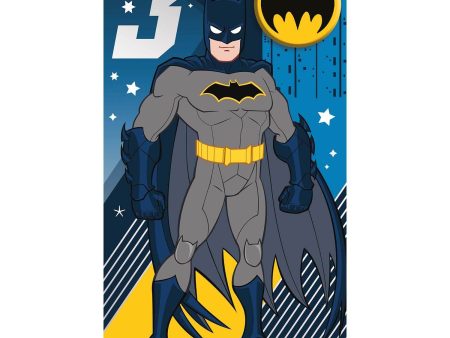 Batman Age 3 Birthday Card For Cheap