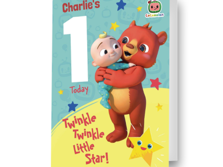 CoComelon Personalised 1st Birthday Card Online Hot Sale