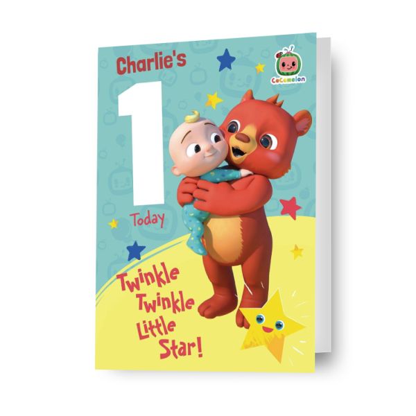 CoComelon Personalised 1st Birthday Card Online Hot Sale