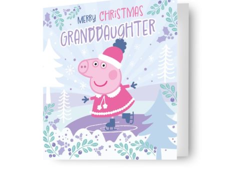 Peppa Pig Granddaughter Christmas Card Supply