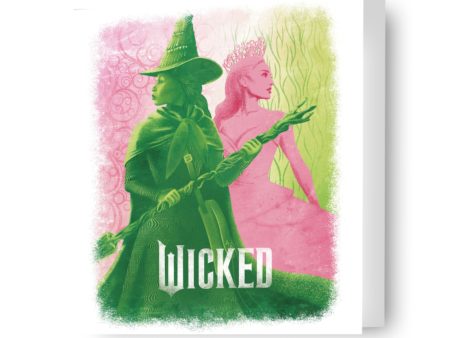 Wicked Glinda and Elphaba Illustrated Card Online