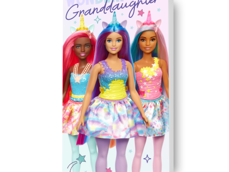 Barbie  Granddaughter  Birthday Card Discount