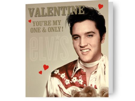 Elvis  You re My One & Only  Valentine s Day Card Fashion