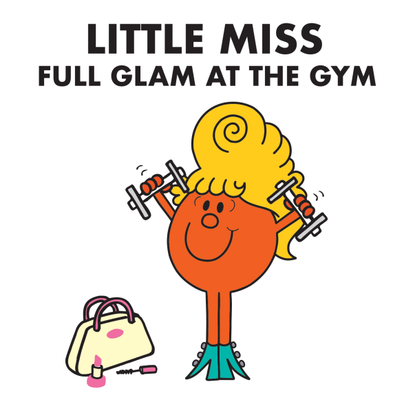 Mr Men & Little Miss Personalised  Full Glam At The Gym  Birthday Card on Sale