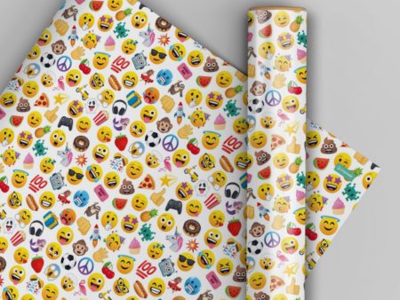 JoyPixels Emoji 2m Roll Wrapping Paper Supply