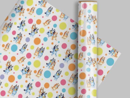 Bluey 2m Roll Wrapping Paper For Sale