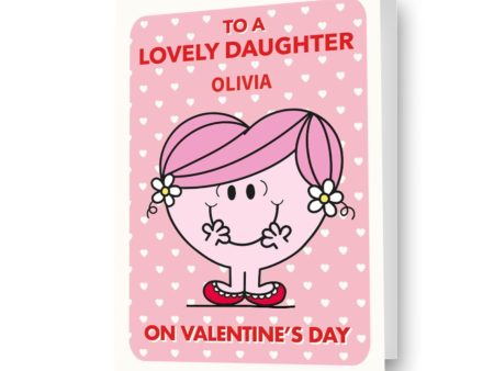 Mr Men & Little Miss Personalised  Lovely Niece  Valentine s Day Card Online Sale