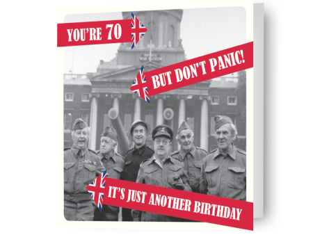 Dad s Army Age 70 Birthday Card For Sale