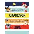 Paw Patrol Personalised Birthday Card Supply