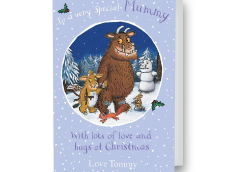 The Gruffalo Personalised  Special Mummy  Christmas Card For Discount