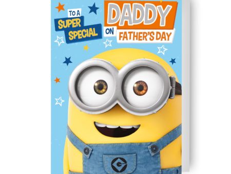 Despicable Me Minions  Super Special Daddy  Father s Day Card Cheap