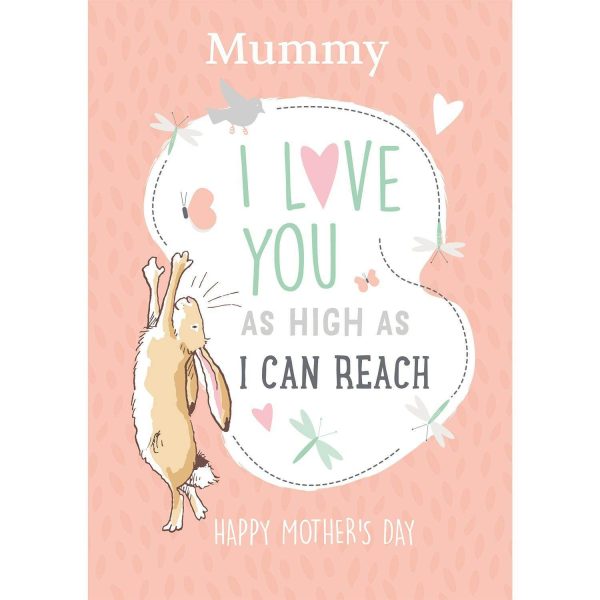 Guess How Much I Love You Personalised  As High As I Can Reach  Mother s Day Card Supply