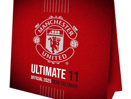 MANCHESTER UNITED FC 2025 DESK EASEL CALENDAR Fashion