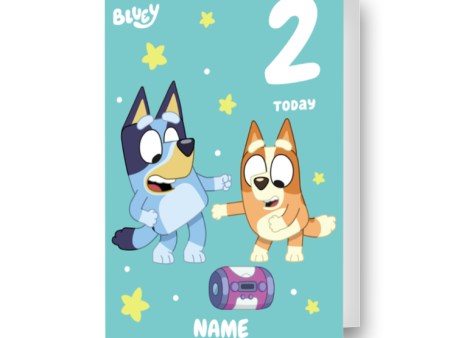 Bluey Personalised Birthday Card Online