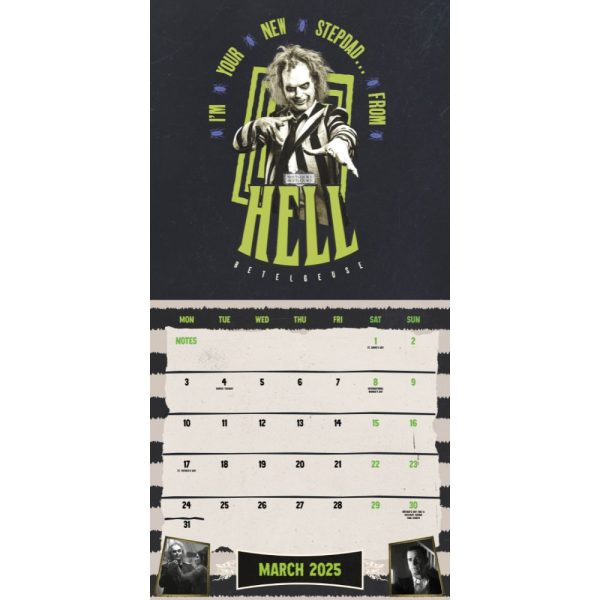 BEETLEJUICE 2 MOVIE 2025 SQUARE CALENDAR Discount