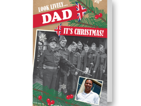 Dad s Army Personalised  Look Lively  Christmas Card Hot on Sale