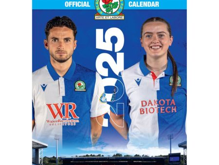 BLACKBURN ROVERS FC 2025 A3 CALENDAR Cheap