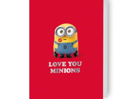 Despicable Me Minions  Love You Minions  Valentine s Day Card Online Sale