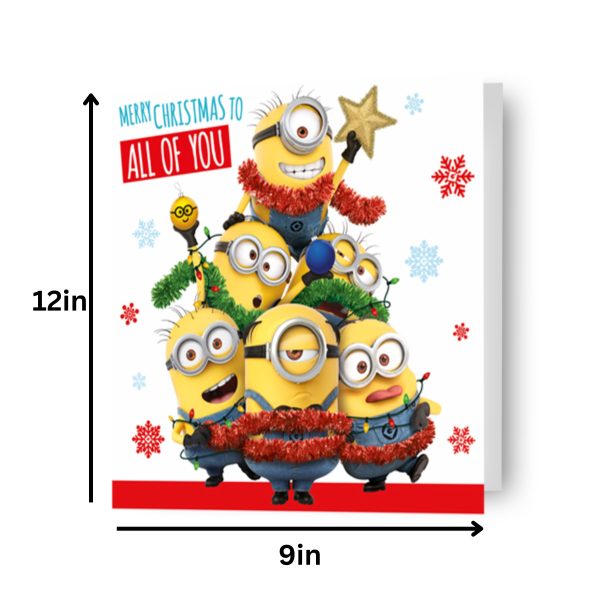 Despicable Me Minions  To All Of You  Christmas Card Online Hot Sale