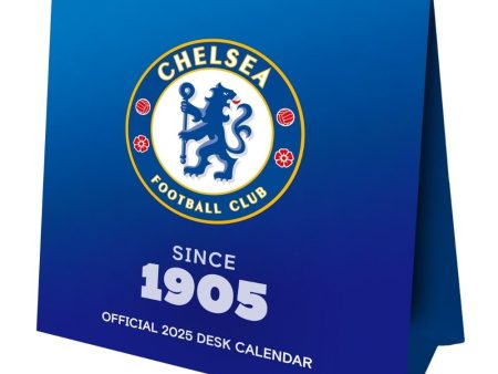 CHELSEA FC 2025 DESK EASEL CALENDAR For Cheap