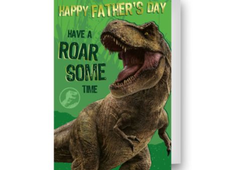 Jurassic World Roarsome  Father s Day Card For Cheap