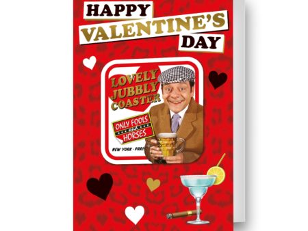 Only Fools and Horses Valentine s Day Card with Detachable Coaster Cheap