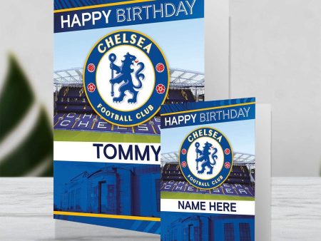 Chelsea FC Personalised Giant Birthday Card For Cheap