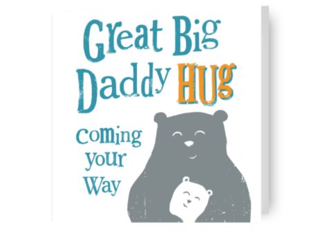 Brightside  Daddy Hug  Father s Day Card Discount