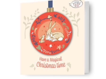 Guess How Much I Love You Christmas Card For Cheap