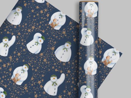 The Snowman Christmas 4m Roll Wrapping Paper Online Hot Sale