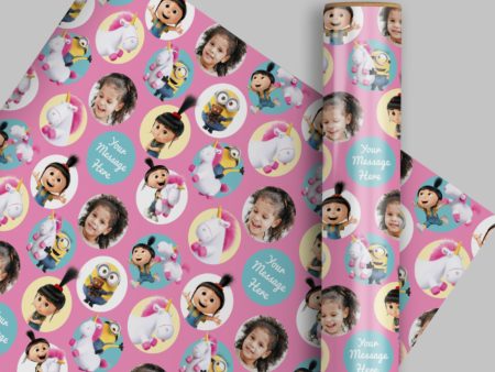 Despicable Me Minions Personalised Wrapping Paper Supply