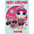 LOL Surprise Personalised Christmas Card For Discount