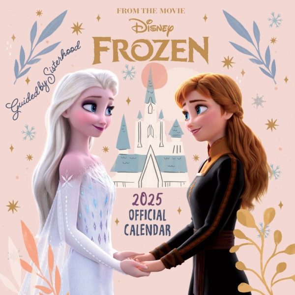 DISNEY FROZEN MOVIE 2025 SQUARE CALENDAR on Sale