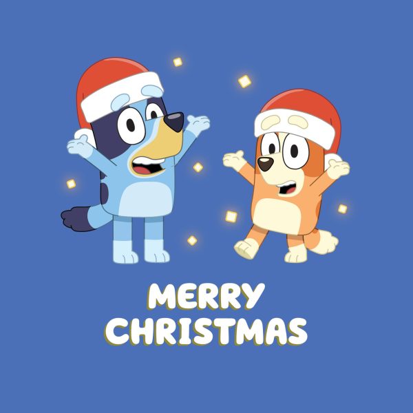 Bluey Multipack of 12 Christmas Cards Online