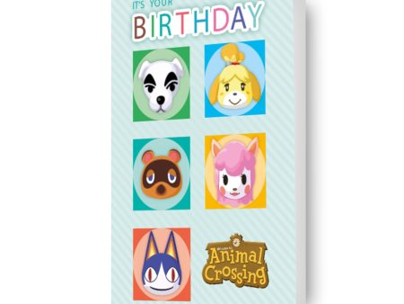 Animal Crossing Birthday Card Fashion